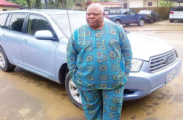 Photo: Retired Colonel Arrested For Stealing Lawmaker’s Car